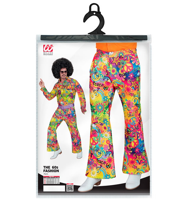THE 60s FASHION -peace & love Schlaghose im 60er Jahre Stil für Fasnacht und Karneval