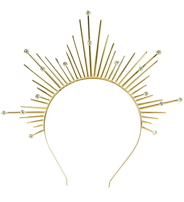 Goldener Heiligenschein Haarreif als Fasnachts-Accessoire