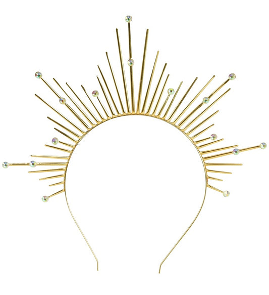 Goldener Heiligenschein Haarreif als Fasnachts-Accessoire