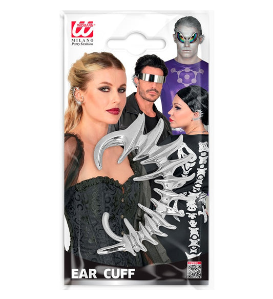 Stylischer Ear Cuff als Accessoire für Halloween- und Fasnachtskostüme