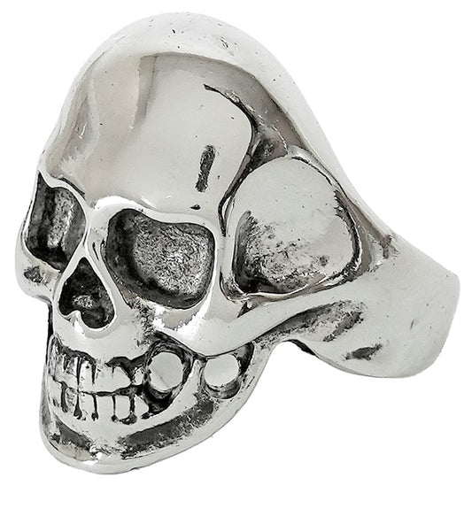 Totenkopf Ring aus Metall mit detailliertem Piraten-Design