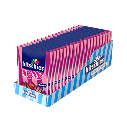 Hitschies Berry Mix 125 g Kaubonbon Mix mit Waldfrucht Kirsche Erdbeere und Himbeere