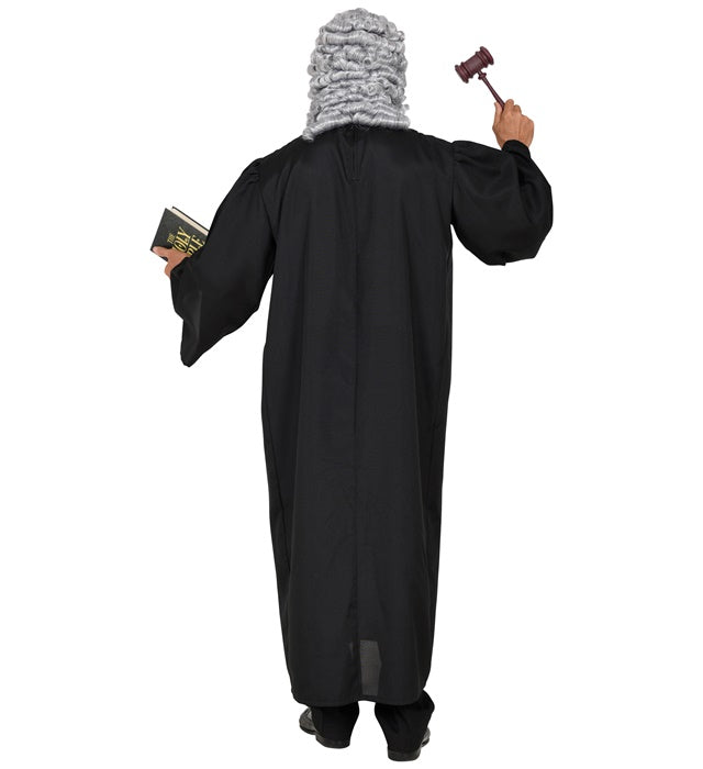 Klassische weisse Toga mit dekorativem Jabot für Fasnacht und Karneval