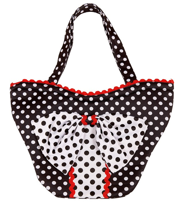 50er Jahre Mode Tasche im Retro-Design als Accessoire für Fasnacht und Mottopartys