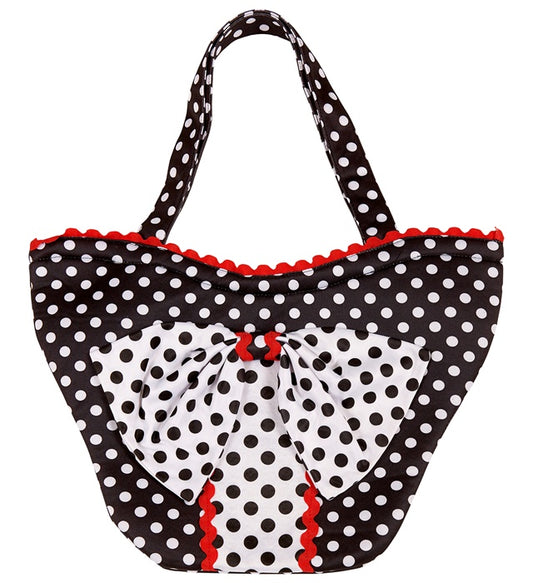 50er Jahre Mode Tasche im Retro-Design als Accessoire für Fasnacht und Mottopartys