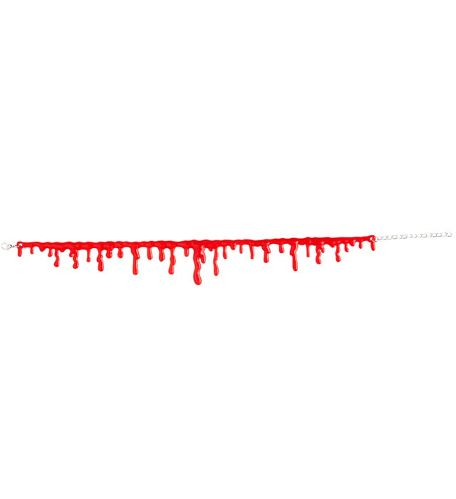 HALSKETTE MIT BLUTSTROPFEN Rot