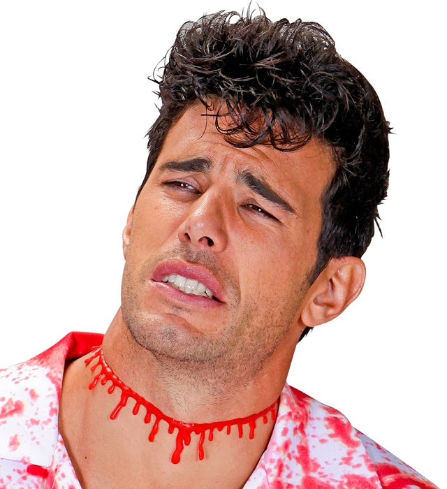 HALSKETTE MIT BLUTSTROPFEN Rot