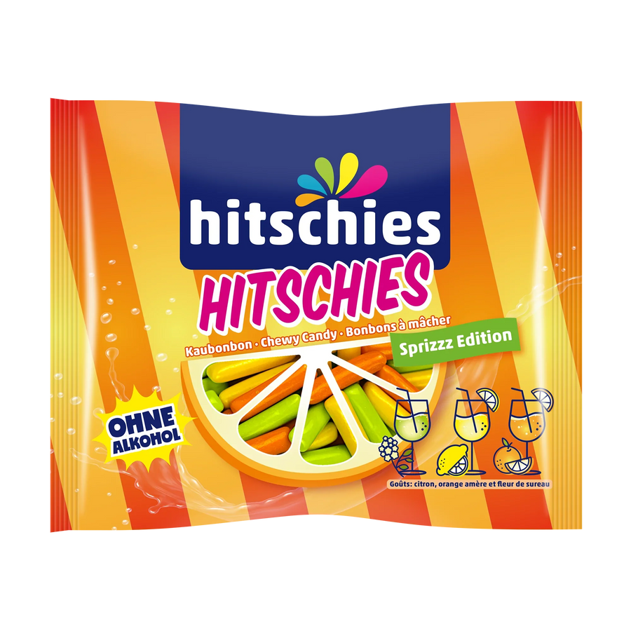 Hitschies Sprizzz Edition 210g Mix aus Zitrone, Bitter Orange und Holunderblüte