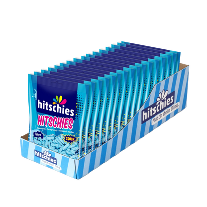 Hitschies Sour Blue Kaubonbon 140 g – Saure Himbeer-Kaubonbons