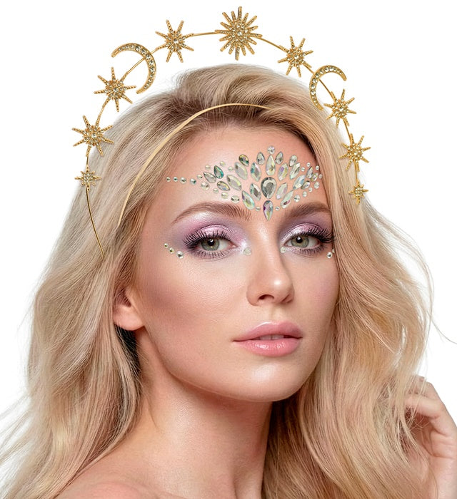 Elegantes mystisches Diadem als Fasnachts-Accessoire