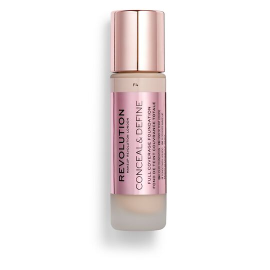 REVOLUTION MAKE UP REVOLUTION MAKE UP Conceal and Define Full Coverage Foundation F4 23 ml