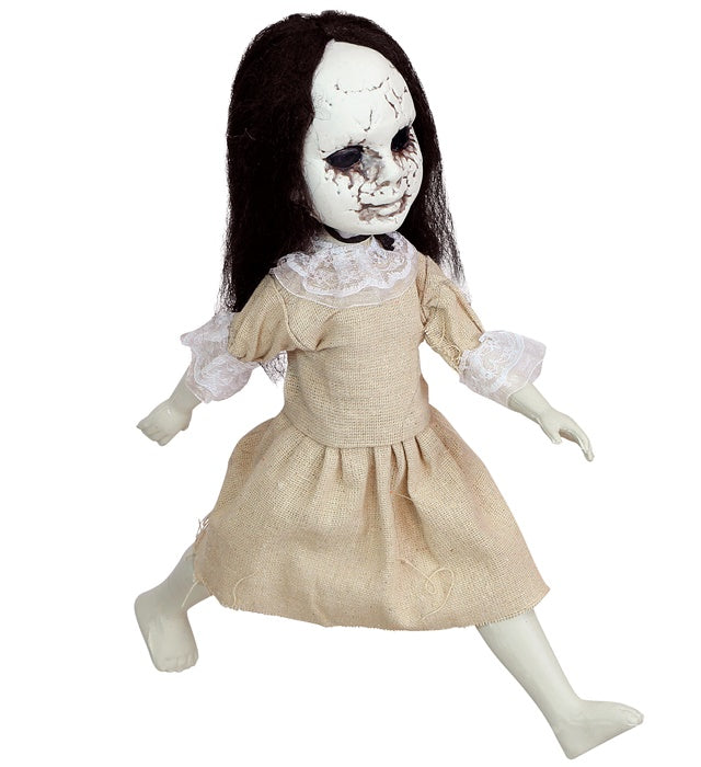 Gruselpuppe 30 cm mit beweglichen Armen und Beinen als Halloween-Deko