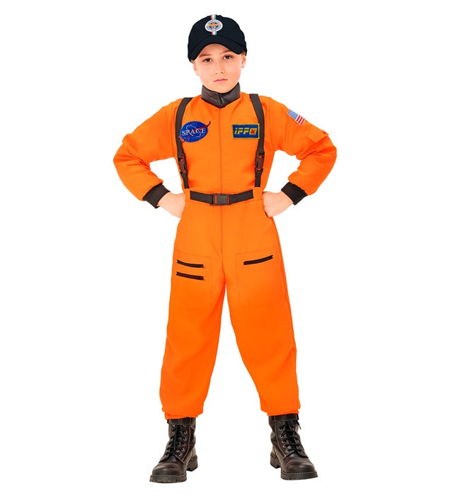 Astronaut Overall Kostüm in realistischer Optik für Fasnacht und Mottopartys