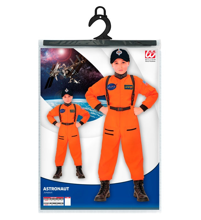 Astronaut Overall Kostüm in realistischer Optik für Fasnacht und Mottopartys