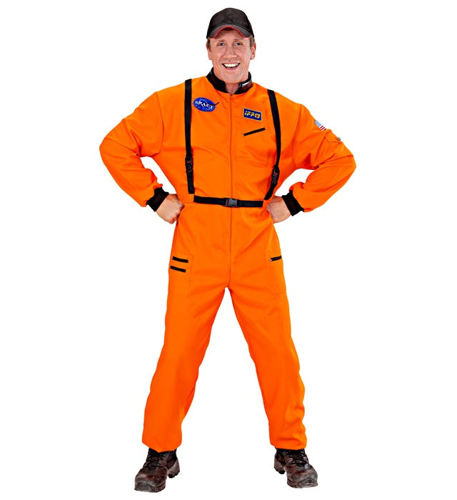 Astronaut Overall Kostüm mit Weltraum-Design für Fasnacht und Karneval