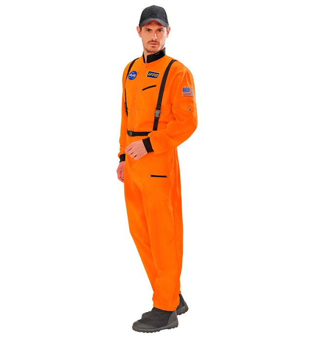 Astronaut Overall Kostüm mit Weltraum-Design für Fasnacht und Karneval
