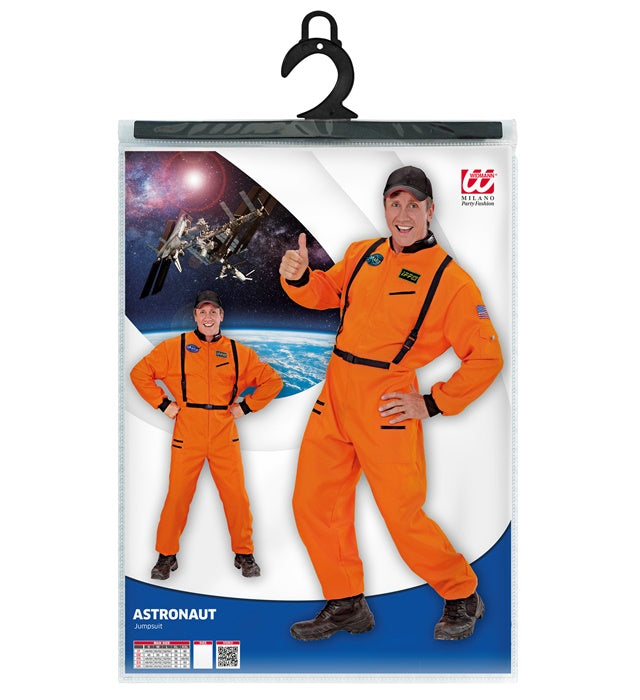 Astronaut Overall Kostüm mit Weltraum-Design für Fasnacht und Karneval