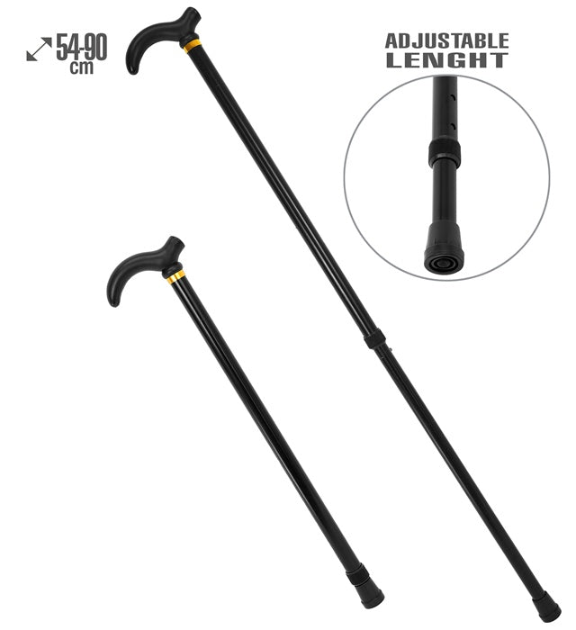 Verstellbarer Aluminium Gehstock 54-90 cm als Fasnachts-Zubehör