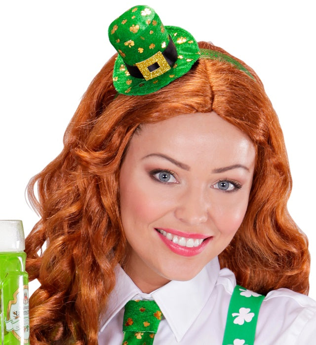Grüner Mini-Zylinder für St. Patrick’s Day und Fasnacht