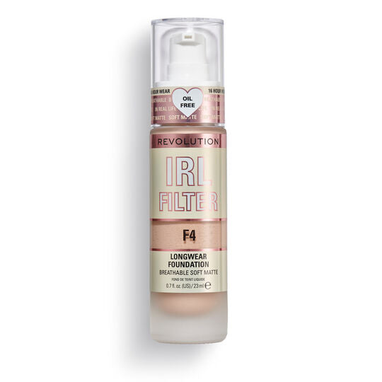 REVOLUTION MAKE UP REVOLUTION MAKE UP Irl Filter Longwear Foundation F4 23 ml Foundation Make-up