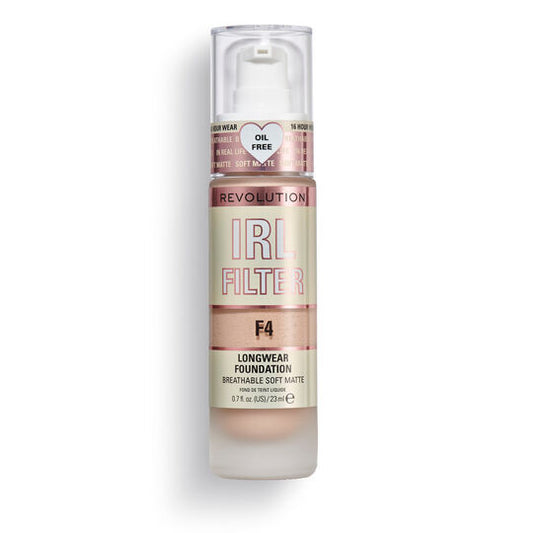 REVOLUTION MAKE UP REVOLUTION MAKE UP Irl Filter Longwear Foundation F4 23 ml Foundation Make-up