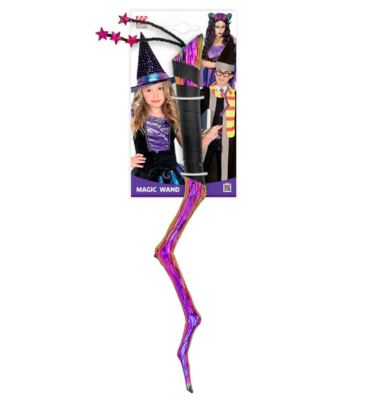 Hexenstab 36 cm als Kostümzubehör für Fasnacht und Halloween