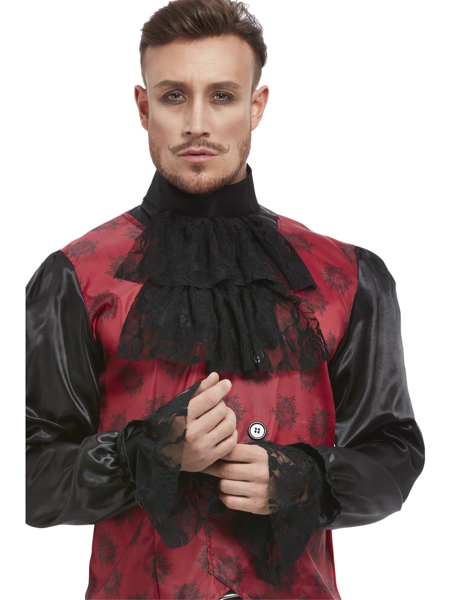 Smiffys HALLACESSO Cravat & Cuff Set, Black für Herren