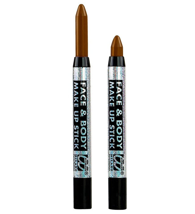 Braune Schminkstifte 3,5 ml für Fasnacht Make-up