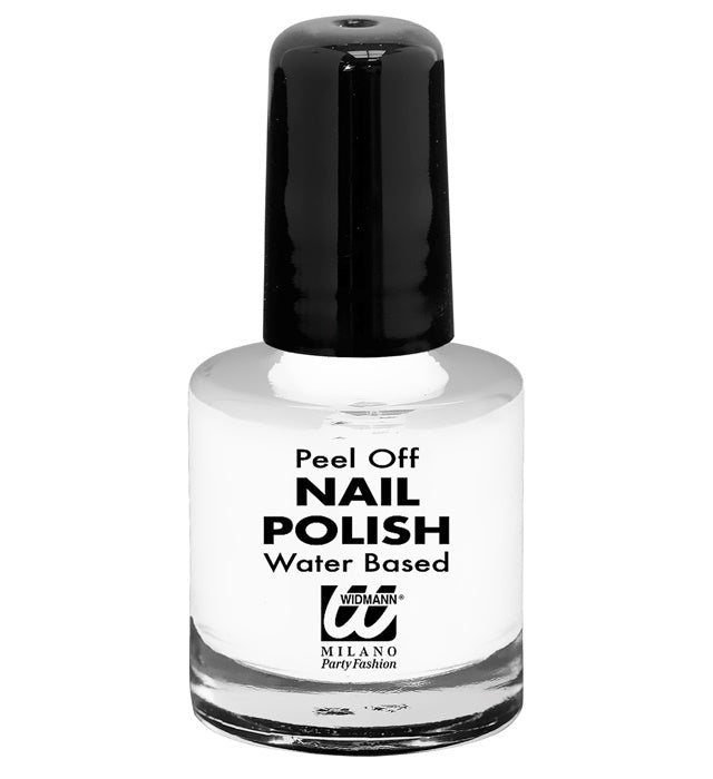 Weisser Peel Off Nagellack auf Wasserbasis im 8 ml Fläschchen für Fasnacht