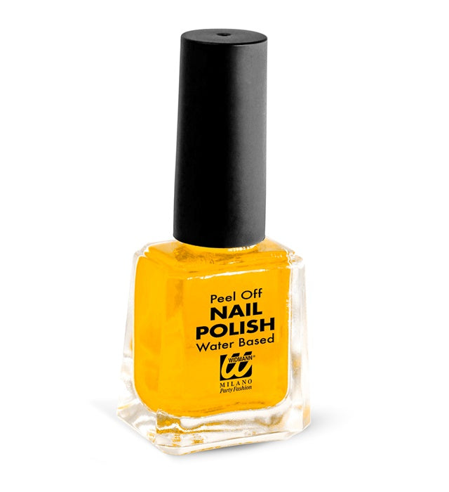 Gelber Peel-Off Nagellack auf Wasserbasis in 8 ml Fläschchen