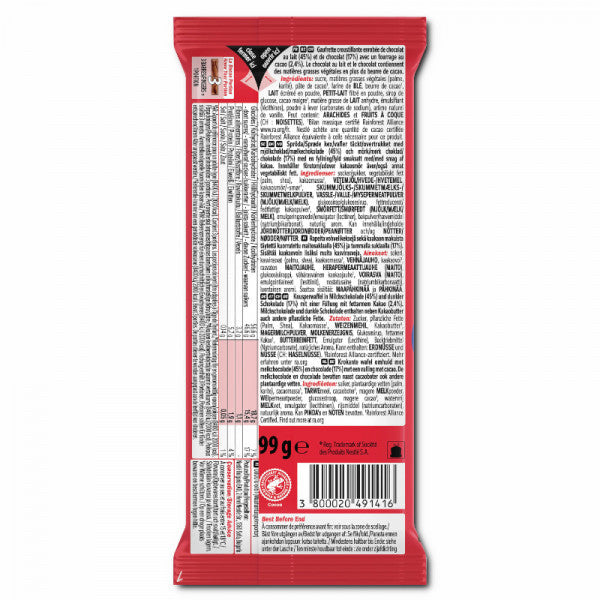 KitKat Tafel Double Chocolate Schokolade 99 g
