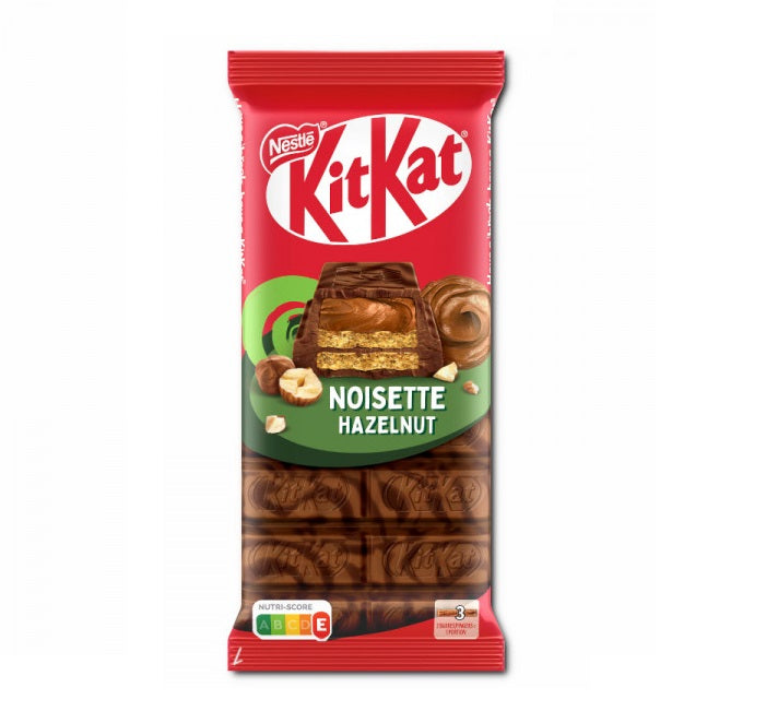 KitKat Hazelnut Schokolade 99 g Tafel mit knuspriger Waffel MHD: 08/2026