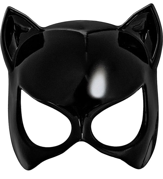 Schwarze Katzenmaske für Fasnacht und Karneval