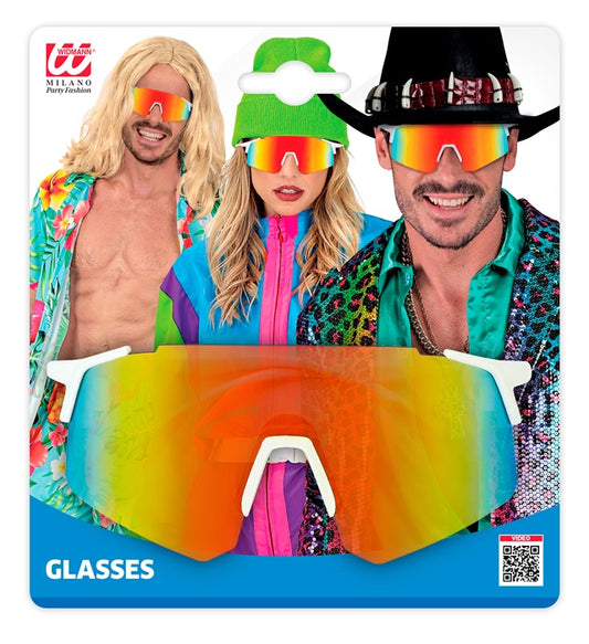 BRILLE MIT VERSPIEGELTEM REGENBOGEN GLAS Regenbogen