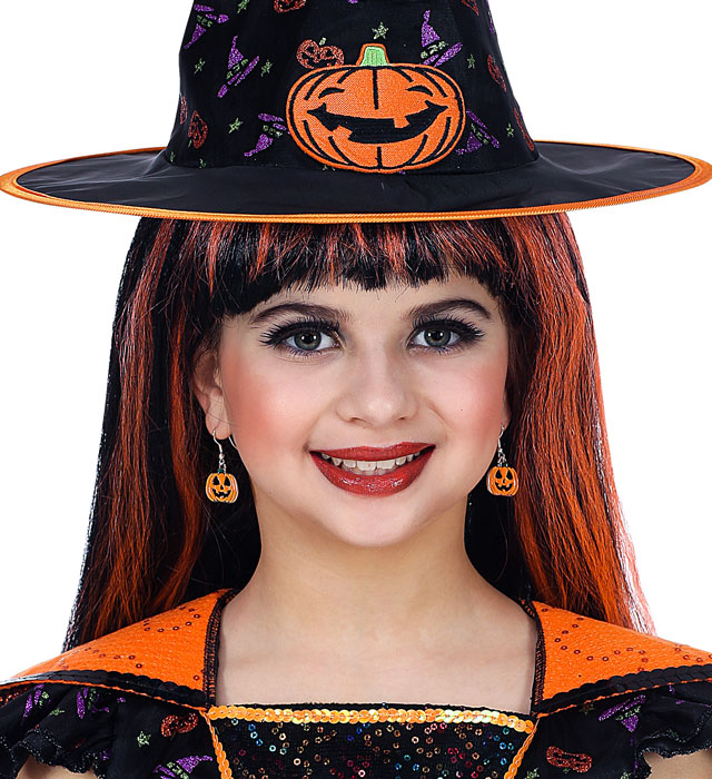 Kinder Halloween Ohrringe 3er Set mit verschiedenen Motiven