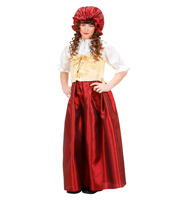 Bäuerinnen-Kostüm bestehend aus Bluse, Korsett und Rock für Fasnacht und Karneval