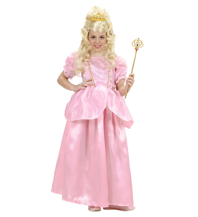 Rosa Prinzessinnen-Kleid für Fasnacht und Karneval