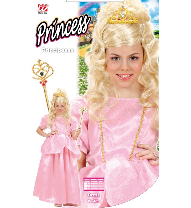 Rosa Prinzessinnen-Kleid für Fasnacht und Karneval