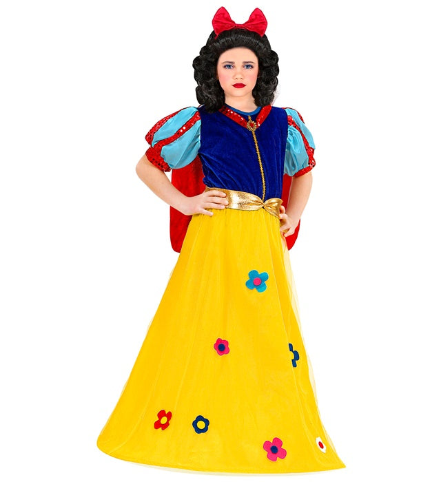 Märchenprinzessin Kostüm mit Kleid, Umhang und Gürtel in elegantem Design