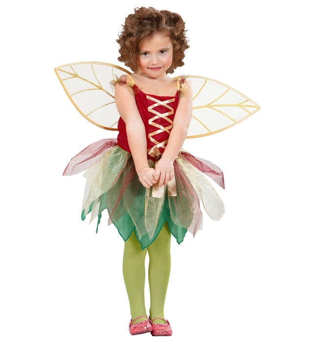 Fantasy Fee Kostüm mit Kleid und Flügeln für Fasnacht und Mottoparty