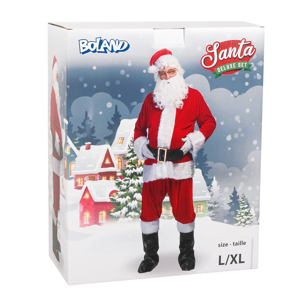 Kostüm Weihnachtsmann professionell L/XL Komplett Set