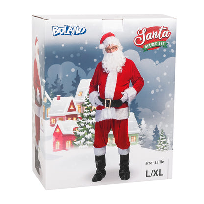 Kostüm Weihnachtsmann professionell L/XL Komplett Set