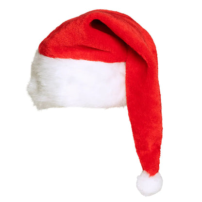 Boland Weihnachtsmütze deluxe Rot Weiss - Fasnacht24.ch – Seitenansicht