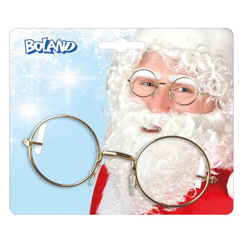 Widmann Weihnachtsmann Brille in Gold