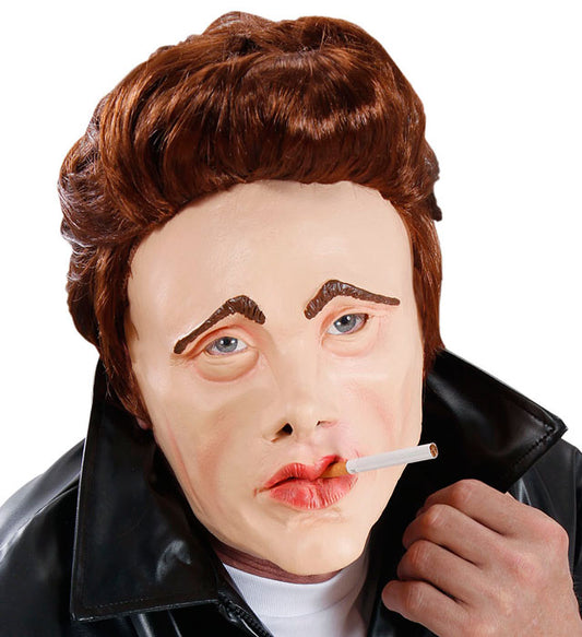 James Maske aus Latexschaum mit integrierter Perücke für Fasnacht