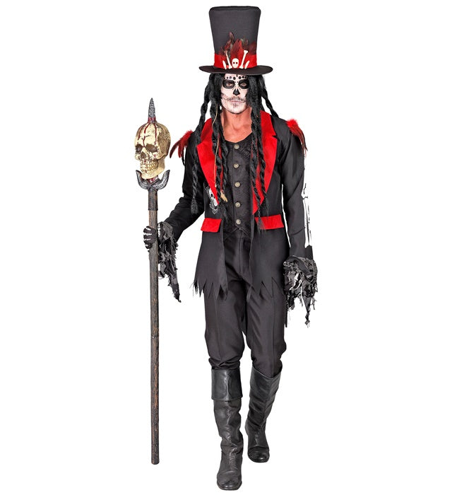 DIA DE LOS MUERTOS Kostüm bestehend aus Jacke, Weste und Hut auf Fasnacht-Event