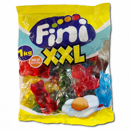 Fini Riesen Bären Fruchtgummi 1 kg Beutel mit ca. 8,5 cm grossen Bären