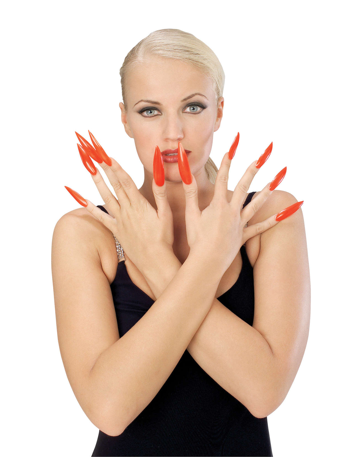 Rubies Rubies Red Red Horror Fingernails Nails And Eyelashes