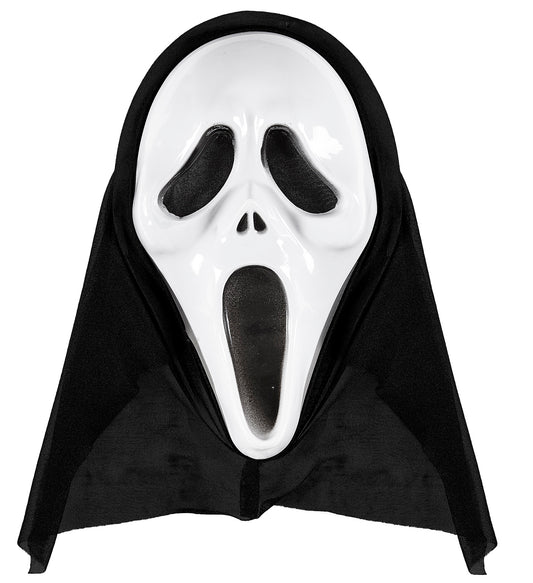 Scream Maske mit Kapuze