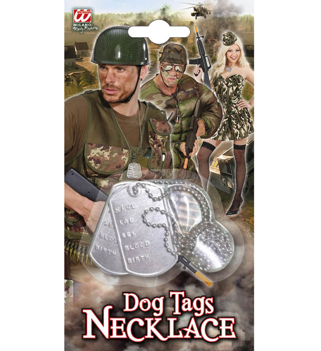 Robuste Hundemarke als Fasnachts-Kostümzubehör